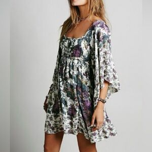Free People Multicolor Floral Mini Dress